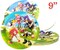 Sonic Party Supplies 94 pcs 20 Plates   20 Napkins   2 Tablecloth   20 cups   20 Forks   5 Balloons   1 Big Topper   24 Toppers  Birthday Party Supplies Children Party Favor Pack Set for Kids Boy and Girl